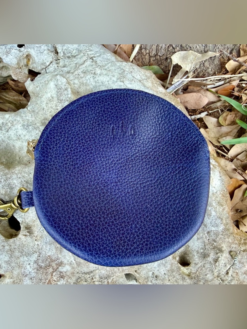 Portland leather Gordita Pouch Cobalt